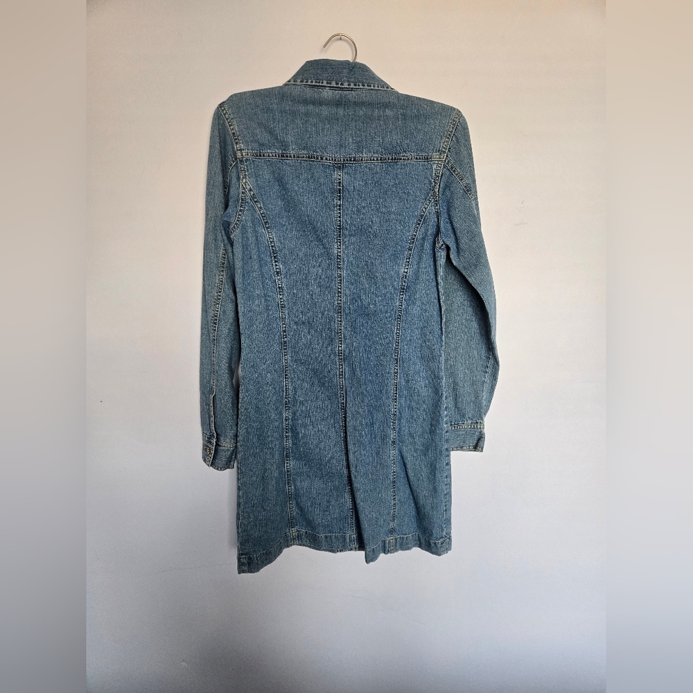 GAP Special Denim Button-Up Shirt Dress - Picture 2 of 8